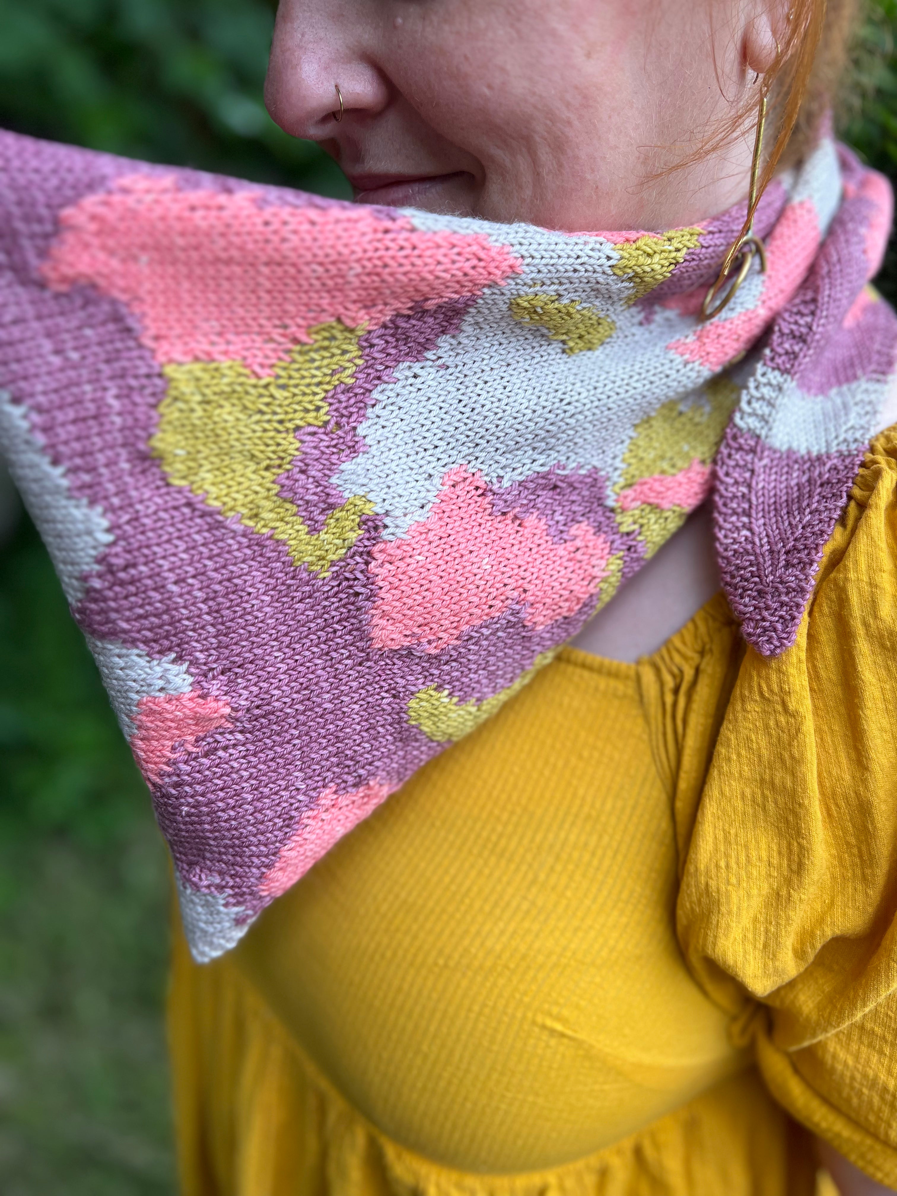 Floro Mini Shawl Kit by Florence Spurling - Dyed to Order