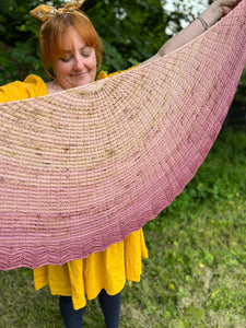 Woolly Waffle Shawl Kit by West Knits