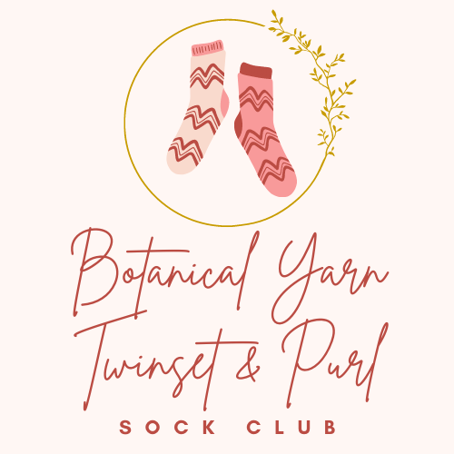 1 Month Botanical Yarn + Twinset & Purl Sock Club - August 2023