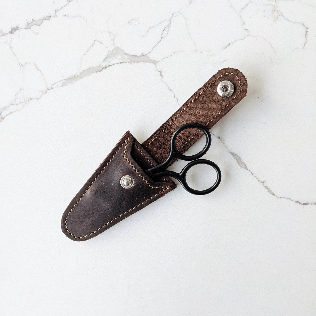 Thread & Maple - Leather Embroidery Scissors Sheath