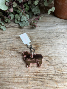 Katrinkles Sheep holographic pink with Yarn Cutter