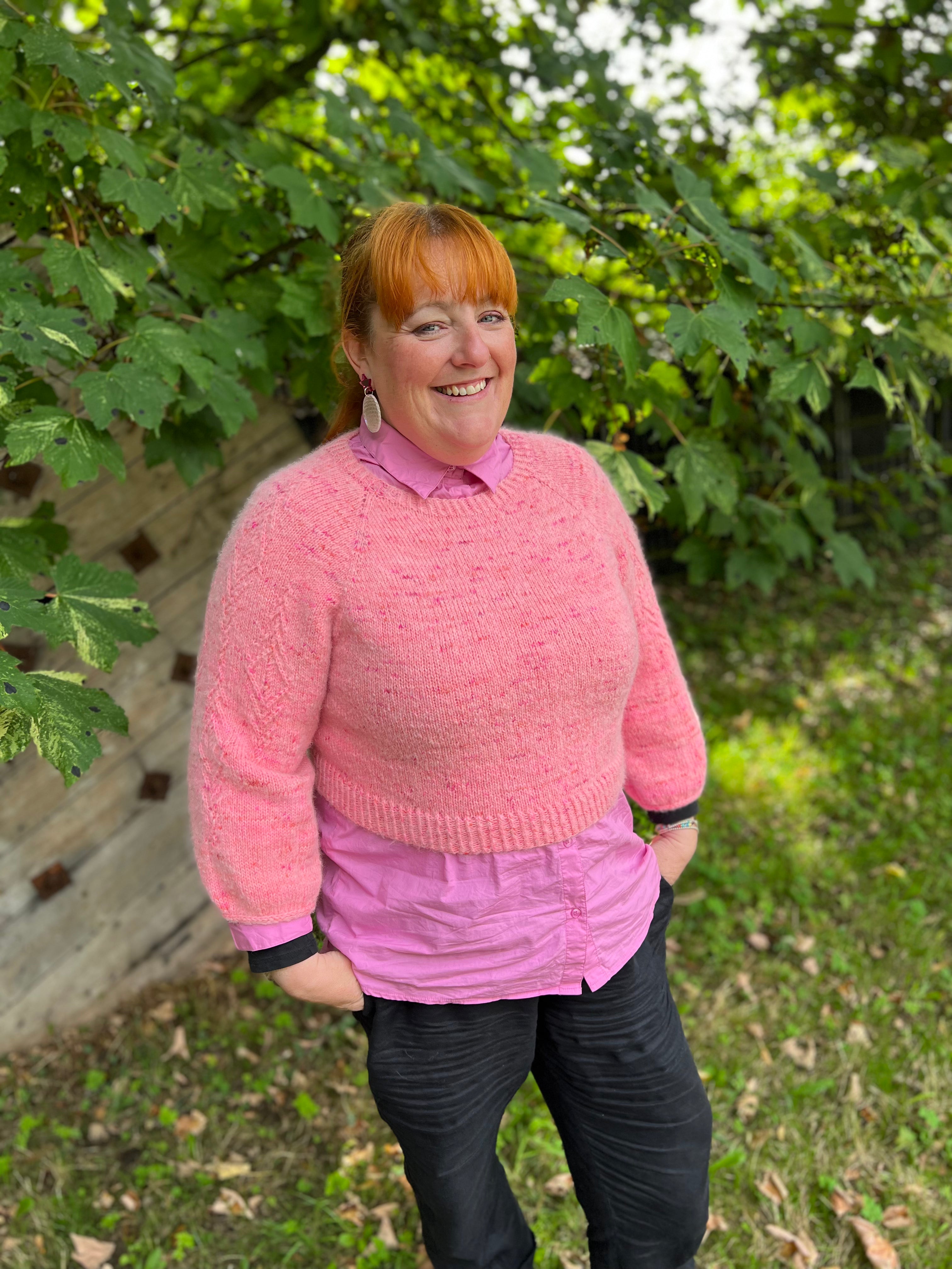 Sparkling Fountain Sweater by Twinset and Purl Kit