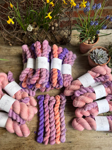 Botanical Yarn Flower of the Month Club -April - Sweet Pea