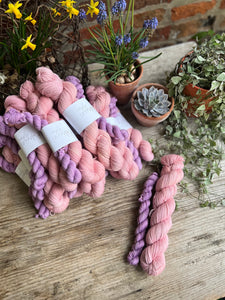 Botanical Yarn Flower of the Month Club -April - Sweet Pea