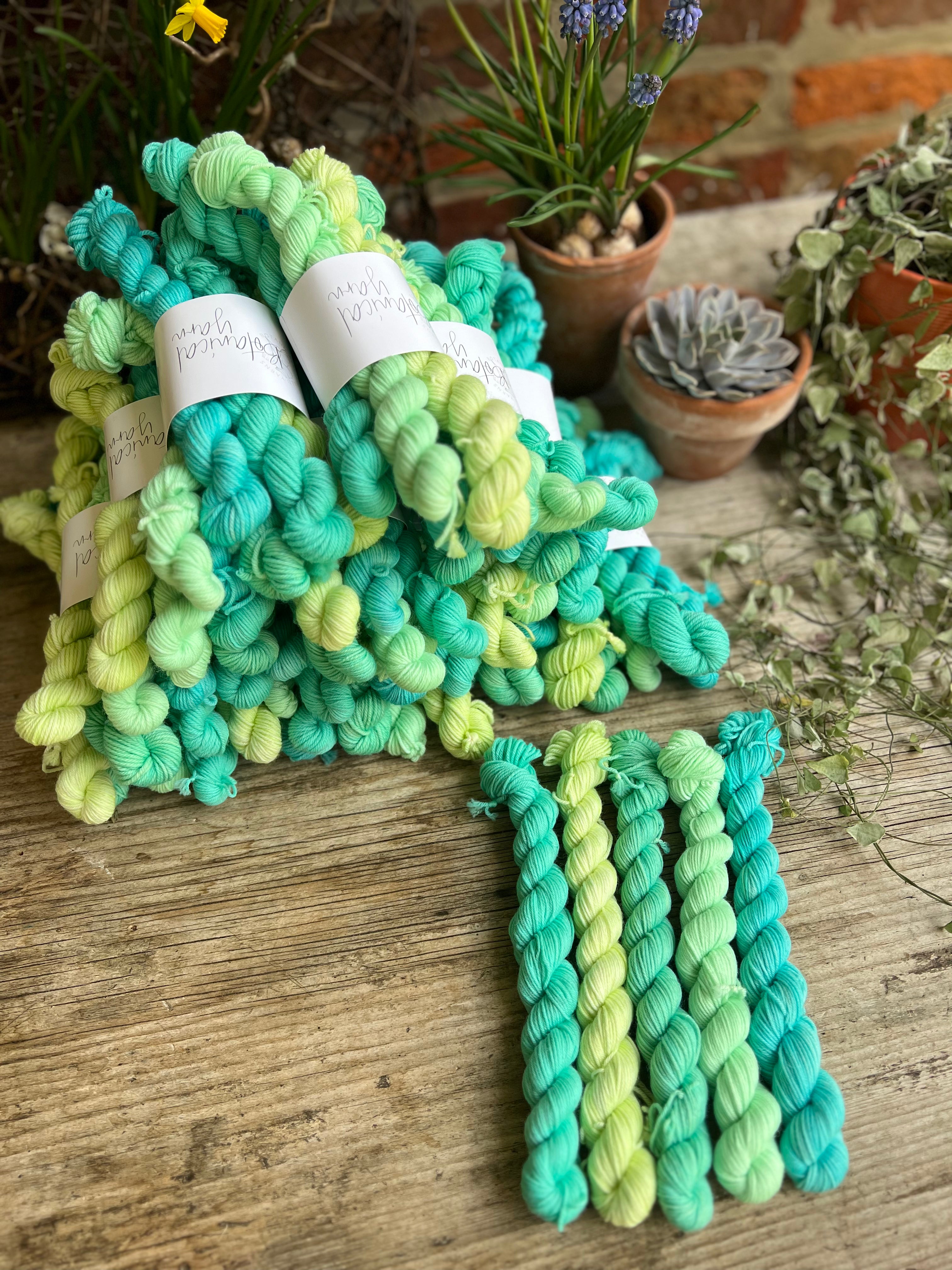 Botanical Yarn Mini Skein Make-A-Long Club - April