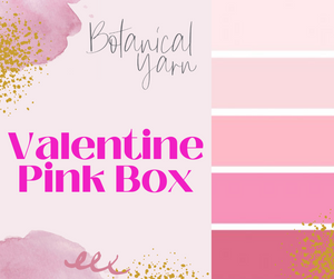 Ready to ship - Botanical Yarn Pink Valentine Mini Skein Box