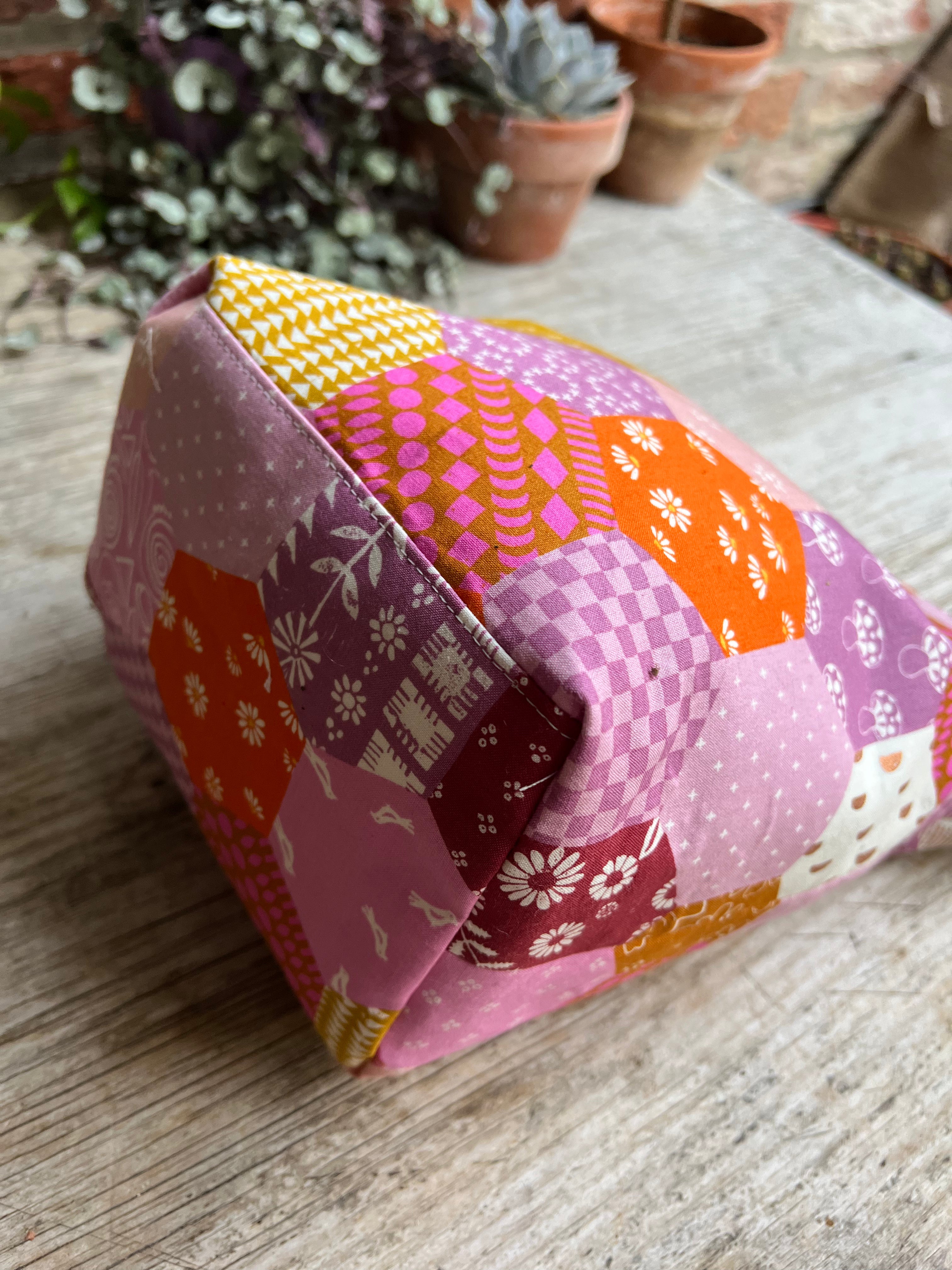 Project Bag Style 04 - Roll Top - Patchwork