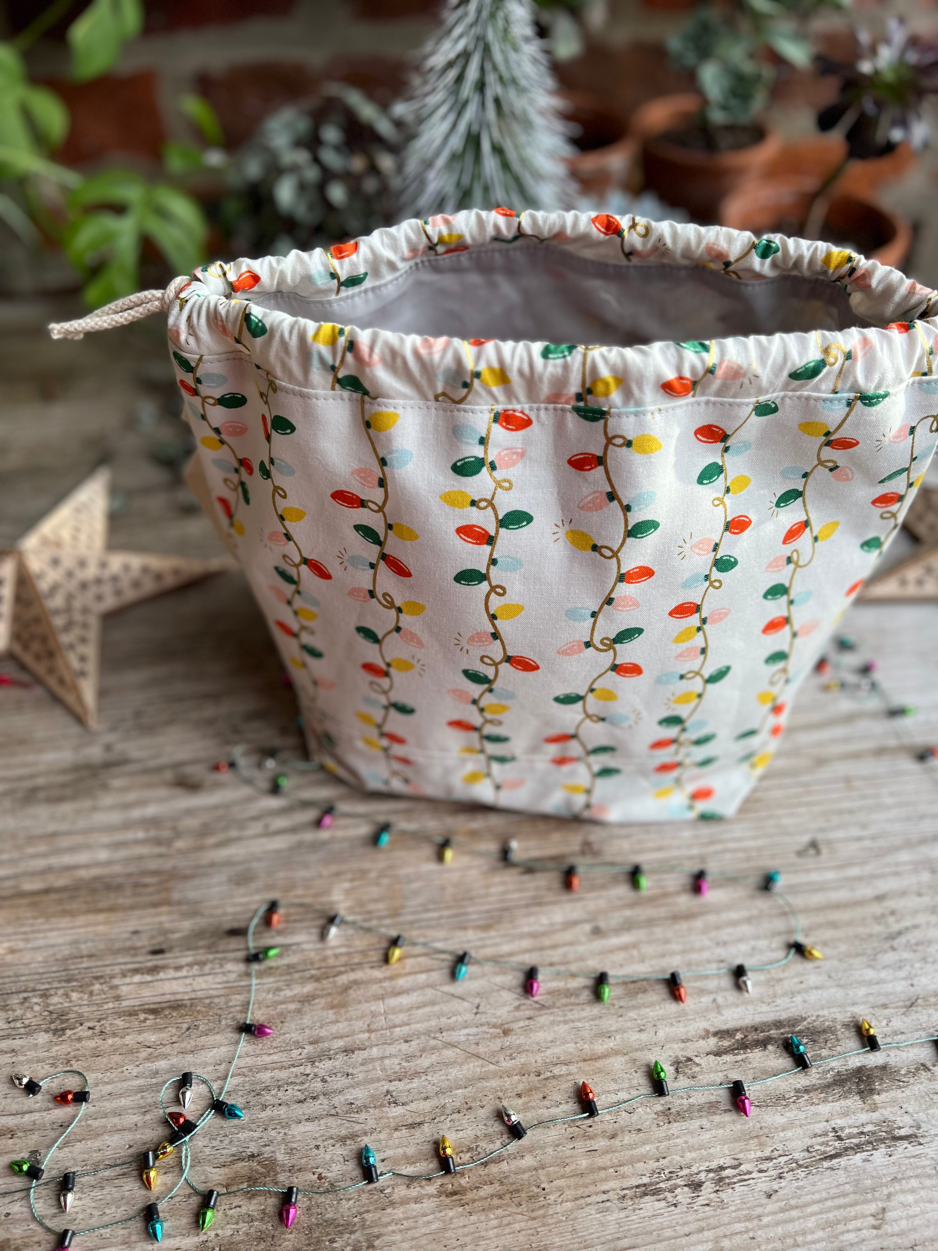 Made to order - Project Bag Style 01 - Fairy Lights