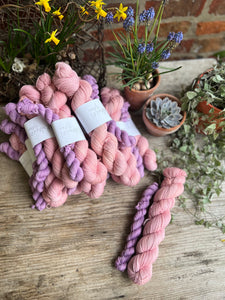 Botanical Yarn Flower of the Month Club -April - Sweet Pea