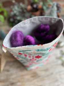 Project Bag Style 04 - Roll Top - Christmas Baubles