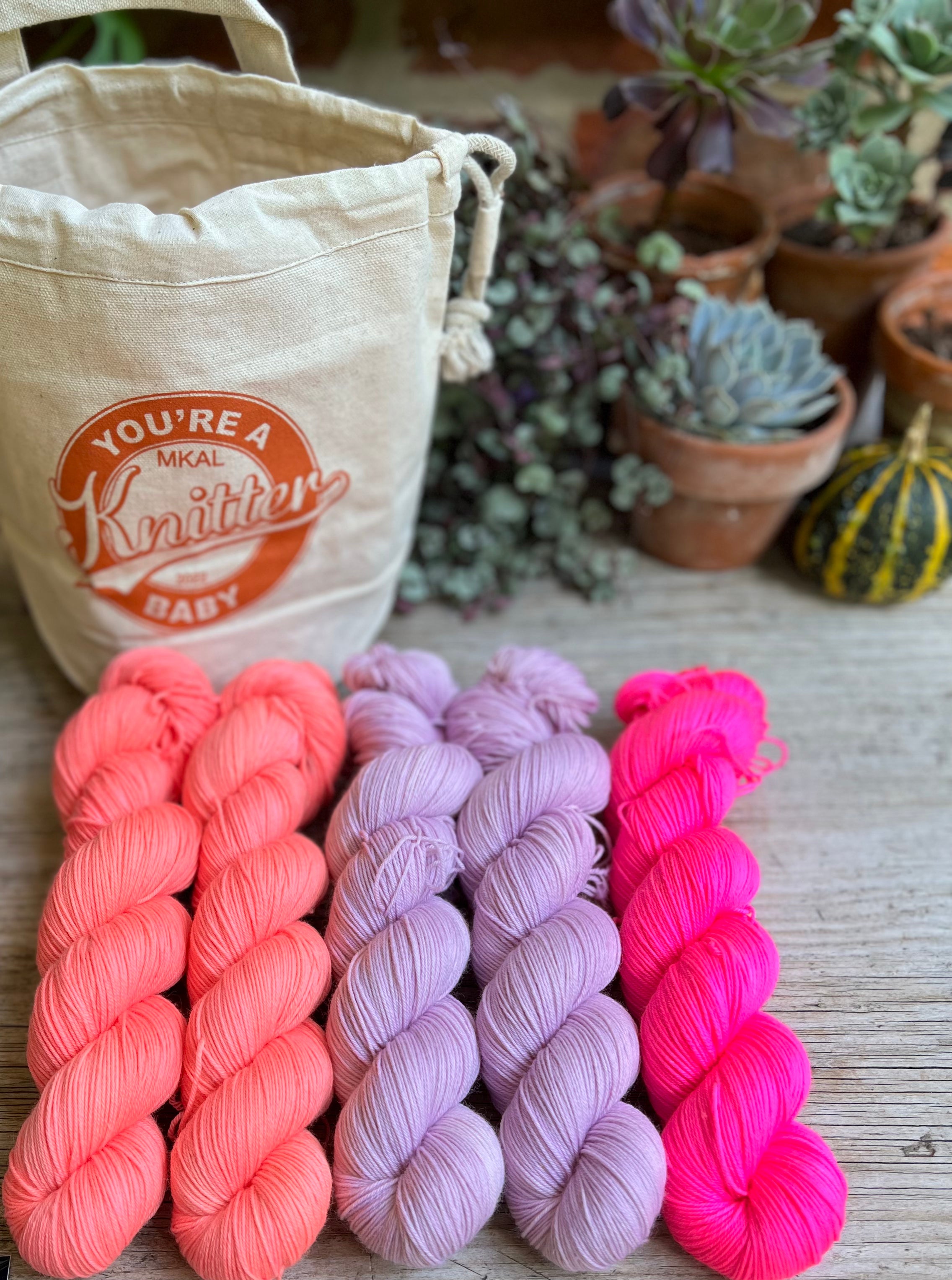 Sophie’s MKAL kit for West Knits twists & turns