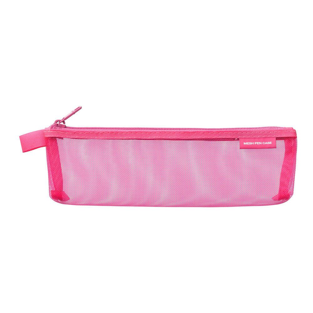 Midori Mesh Mini Pen Pouch | Pink