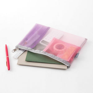 Midori Pen & Tool Pouch Mesh | Pink