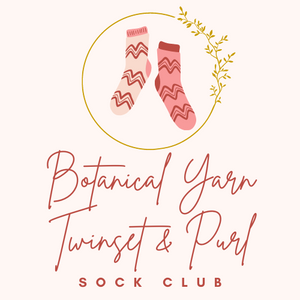 Salix caprea sock kit - Botanical Yarn + Twinset & Purl Sock Club - March 2023