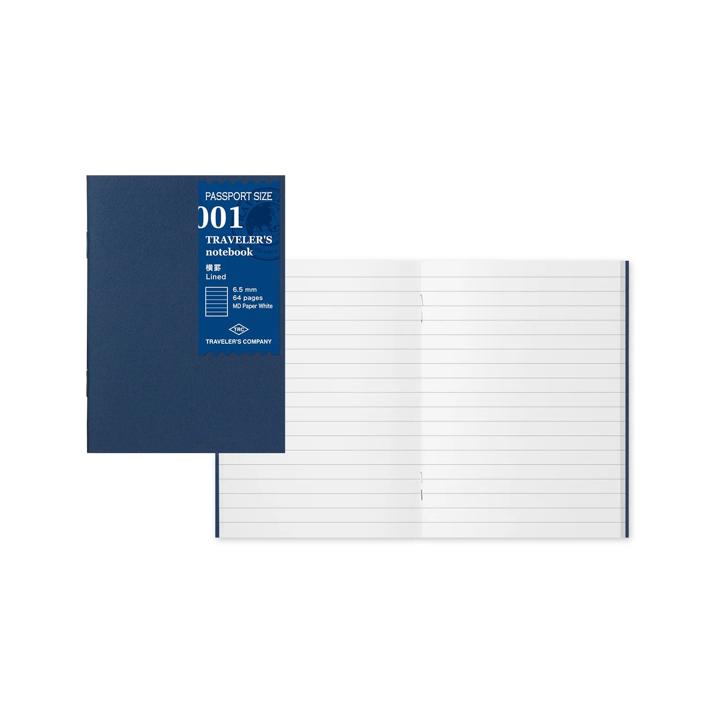 Traveler's Company notebook Refill Passport Size Line 001