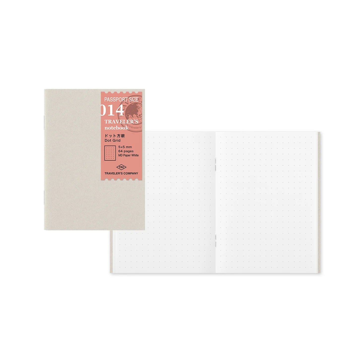 Traveler's Company notebook Passport Size Refill Dot Grid